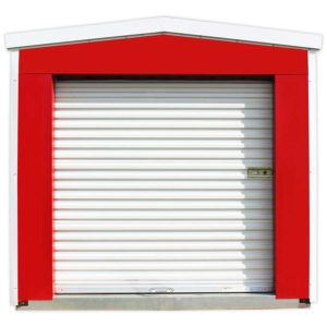 Siding: Brite Red | Trim: White | Door: Glossy White