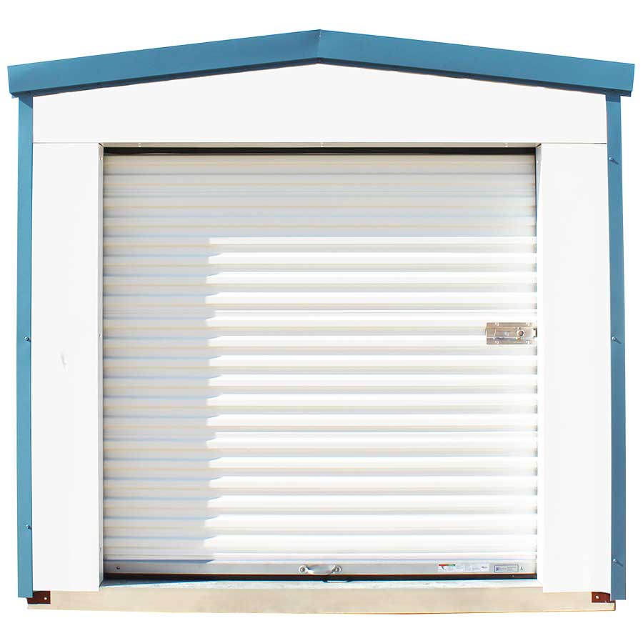 Siding: Regal White | Trim: Roman Blue | Door: Glossy White